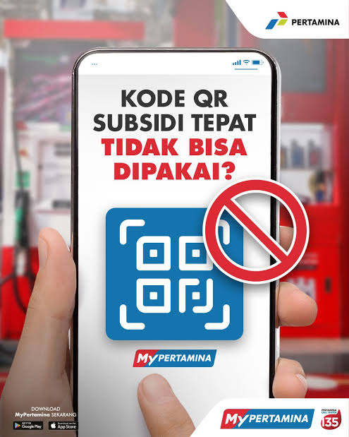 Barcode Subsidi Tepat Mypertamina tidak Bisa dipakai